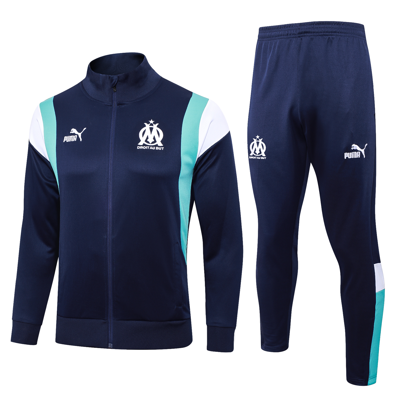 Marseille 23-24 Jacket Training Tracksuit - Royal Blue